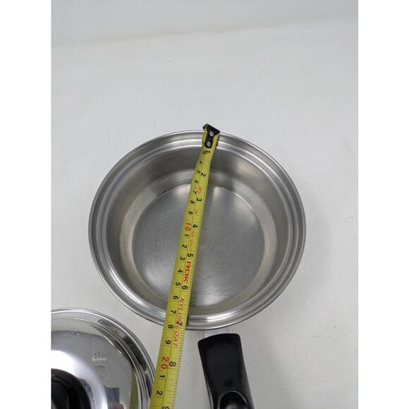 COOK-O-MATIC 1 qt Sauce Pan With Lid 18-8 5 PLY Stainless Steel USA Made 7” - Picture 5 of 8